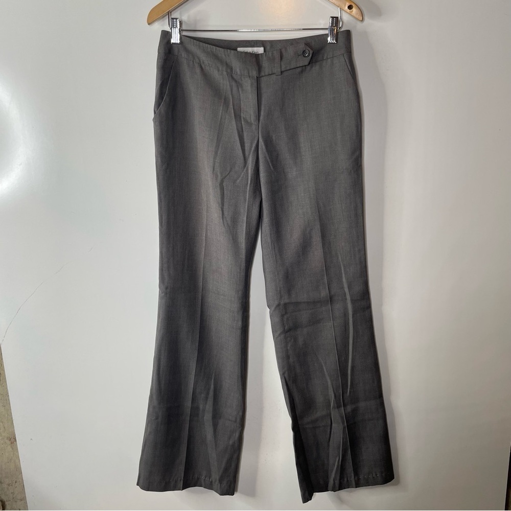Calvin Klein Gray Dress Pants Size 4